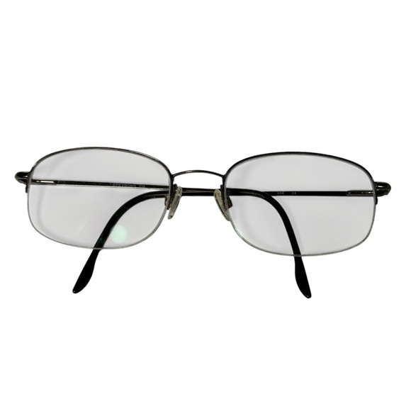 Stetson zyloware 058 228 prescriptions frames Gunmetal Half Rim Square - Picture 3 of 6